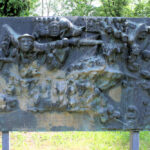 Relief „Der Weg der Bauern“ im AGRA-Park Markleeberg