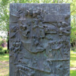 Relief „Der Weg der Bauern“ im AGRA-Park Markleeberg