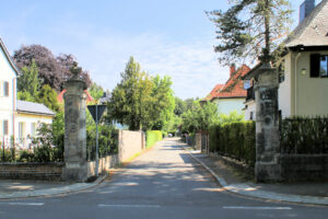 Torpfeiler zum Herrenhaus Raschwitz in Markkleeberg