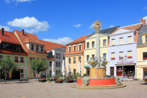 Brunnen auf dem Altmarkt Oschatz