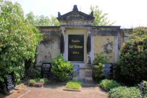 Grabmal der Familie Büchner auf dem Friedhof in Plagwitz