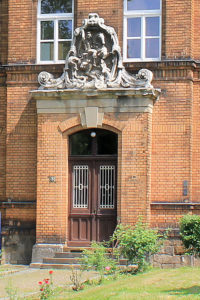 Portal des ehem. Parkkrankenhauses für Psychiatrie in Reudnitz-Thonberg