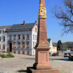 Rochlitz, Postmeilensäule