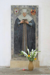 Grabplatte für Katharina von Bora in der Ev. Marienkirche in Torgau
