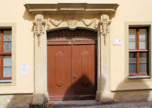 Portal des Wohnhauses Ritterstraße 13 in Torgau