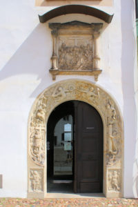Portal der Schlosskapelle des Schlosses Hartenfels in Torgau