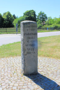 Wegestein in Wildschütz