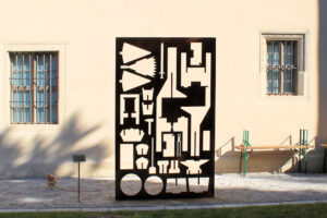 Denkmal Schwerter zu Pflugscharen in Wittenberg