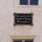 Wittenberg, Gedenktafel Philipp Melanchthon