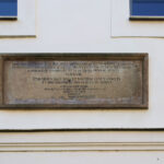 Wittenberg, Inschrifttafel Schlossstraße 15