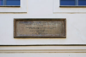 Inschrifttafel Schlossstraße 15 in Wittenberg