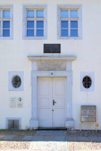 Portal am Bugenhagenhaus in Wittenberg