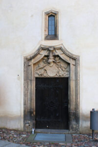 Nebenportal an der Schlosskirche in Wittenberg