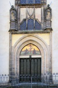 Portal und Thesentür an der Schlosskirche in Wittenberg