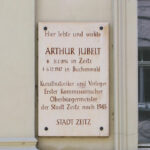 Zeitz, Gedenktafel Arthur Jubelt