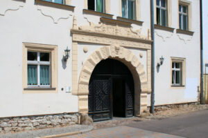 Portal am Senckendorffschen Palais in Zeitz