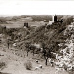 Rudeslburg und Burg Saaleck, Postkarte 1980er Jahre