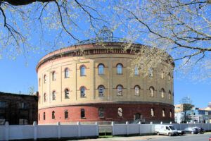 Ehem. Gaswerk Nord in Leipzig (Gasometer)