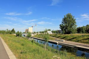 Lindenauer Hafen Leipzig, Verbindungskanal zum Hafenbecken