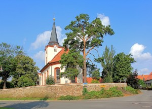 Dreiskau-Muckern, Ev. Pfarrkirche Dreiskau