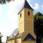 Fremdiswalde, Ev. Pfarrkirche, Chorturm und Apsis