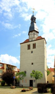 Groitzsch, ehem. Stadtkirche (Stadtturm)