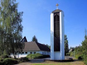 Grünau, Ev. Pauluskirche, Glockenturm