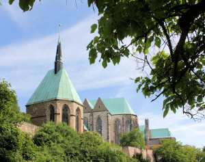 Magdeburg, Kath. Maria-Magdalenen-Kapelle, Petrikirche und Walloner-Kirche