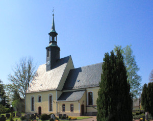 Milkau, Ev. Pfarrkirche Großmilkau
