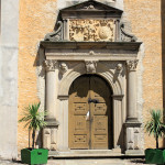 Prettin, Portal der Schlosskirche