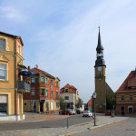 Siebenlehn, Ev. Stadtkirche und Markt
