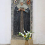 Marienkirche Torgau, Grabplatte Katahrina von Bora
