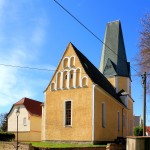 Trautzschen (Elstertrebnitz), Ev. Pfarrkirche, Ostschluss