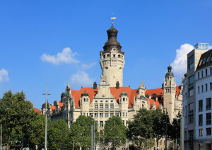 Das Neue Rathaus - Standort der Pleißenburg