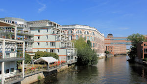 Buntgarnwerke in leipzig Plagwitz an der Weißen Elster