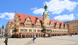 Altes Rathaus am Markt in Leipzig