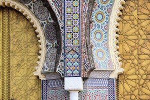 Detail am Tor zum Königspalast