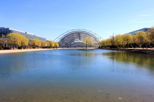 Die Neue Messe im Norden von Leipzig