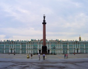 Der Winterpalast in St. Petersburg