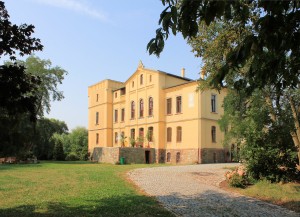 Rittergut Altenhain, Herrenhaus, Parkseite