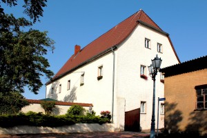 Rittergut Collmen, Herrenhaus, Rückansicht