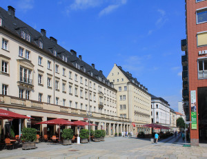 Wohnbebauung an der Inneren Klosterstraße in Chemnitz