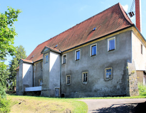Rittergut Colmnitz, Herrenhaus, Parkseite