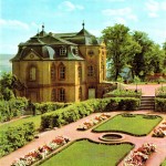 Rokokoschloss Dornburg, Postkarte 1970er Jahre