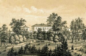 Die Heilanstalt in Thonberg 1861