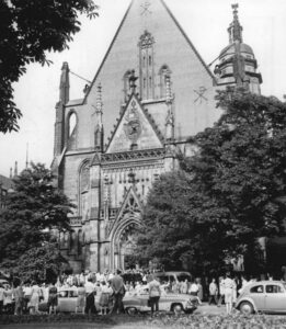 Leipziger Thomaskirche beim Bachfest 1962 unter Erhard Mauersbergers Leitung