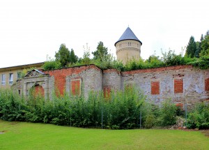 Gera, Schloss Osterstein, Ruine des Haupttores zum Oberschloss
