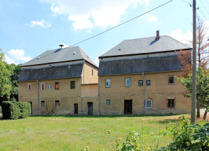 Rittergut Höfchen, Herrenhaus, Hofseite