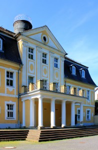 Rittergut KItzen, Herrenhaus, Parkseite