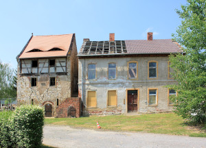 Rittergut Kleinosida, Wohnturm und Herrenhaus